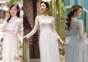 Các loại vải may áo dài cưới