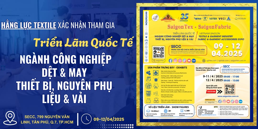 Hằng Lực Textile tham gia triển lãm quốc tế